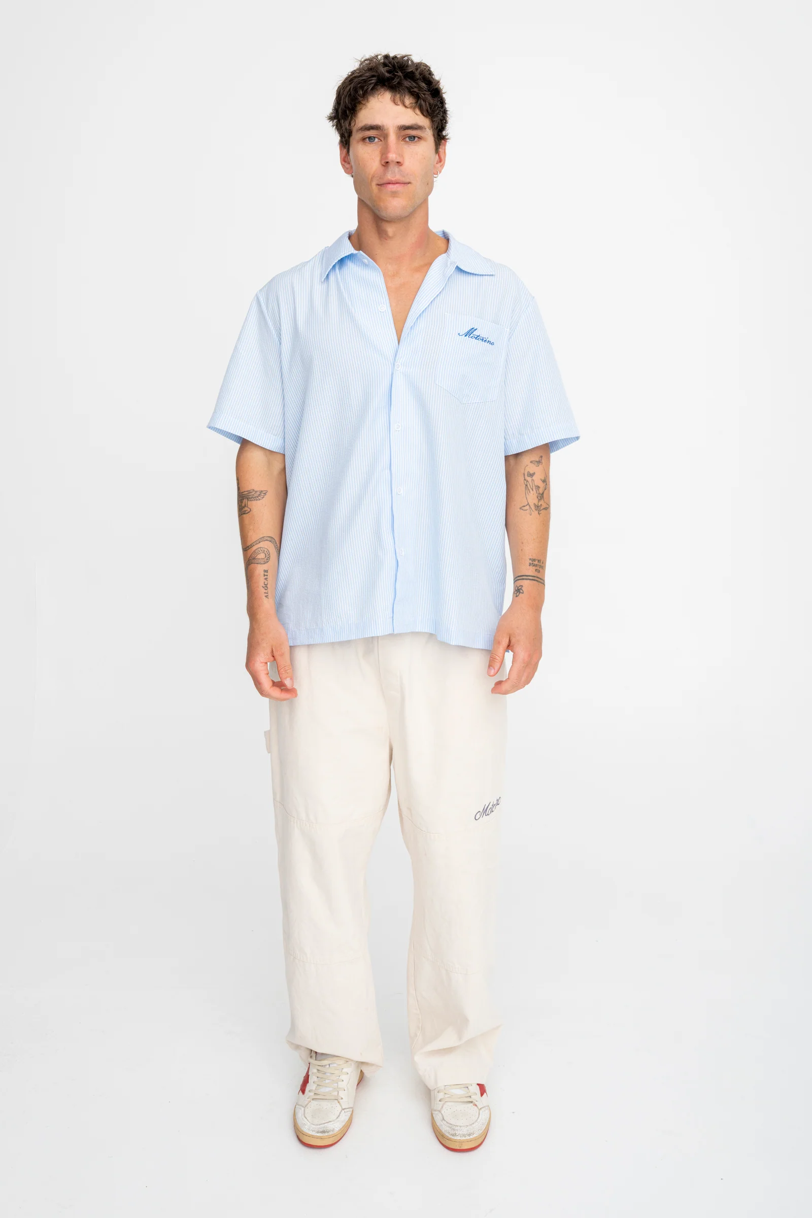 Striped Shirt - Sky Blue - Image 5
