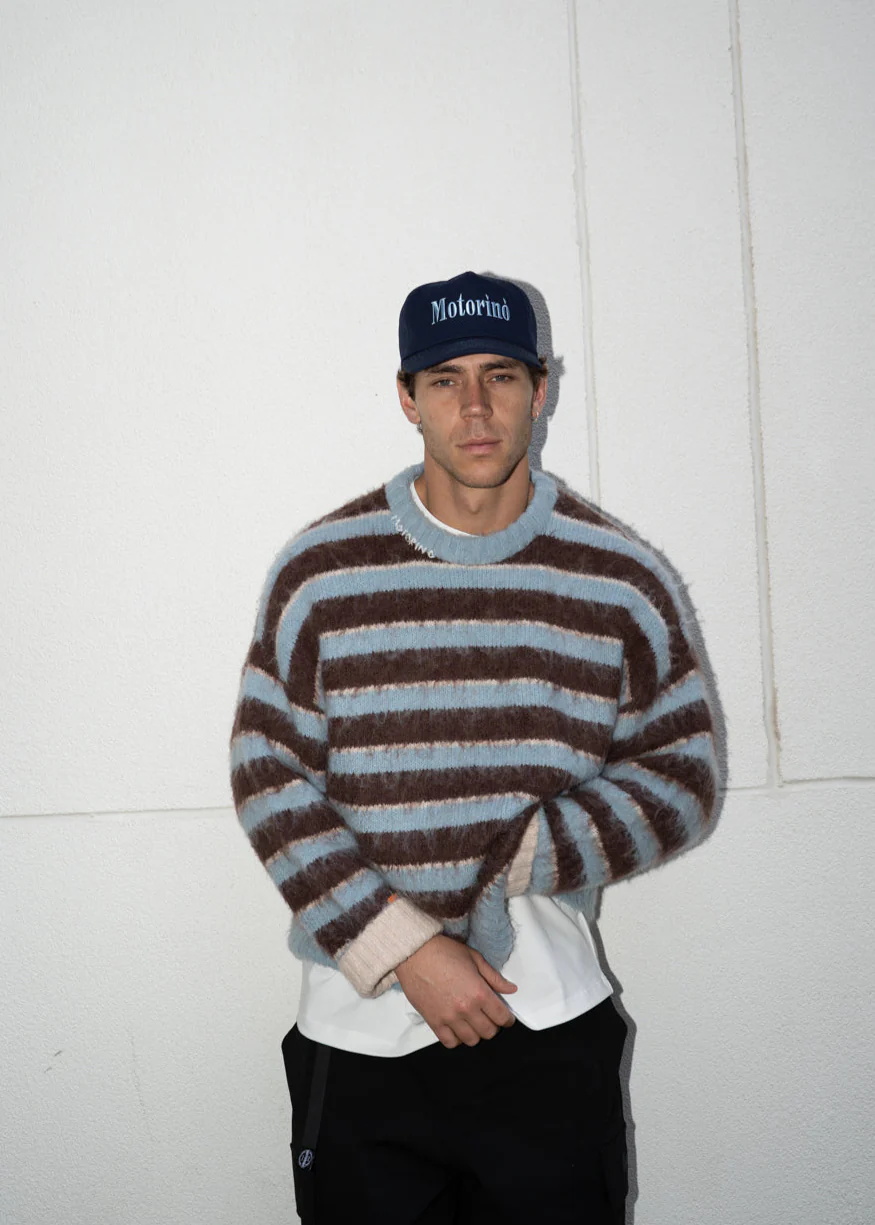 Striped Mohair Knit - Image 4