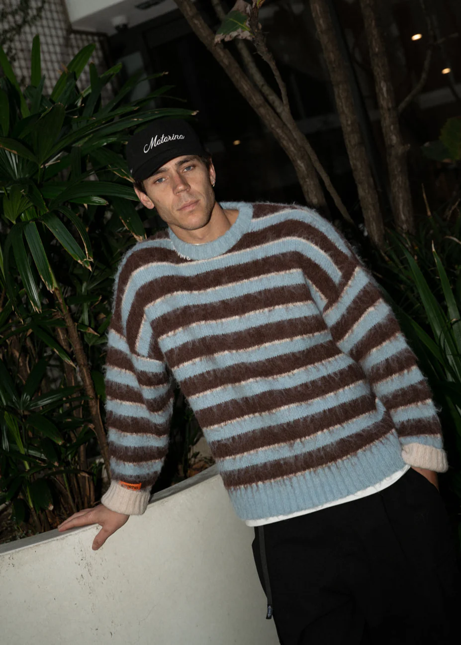 Striped Mohair Knit - Image 8