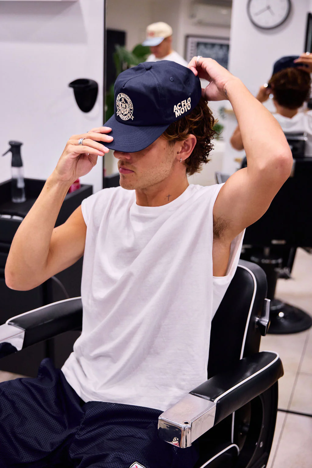 Team Crest Hat - Navy - Image 5