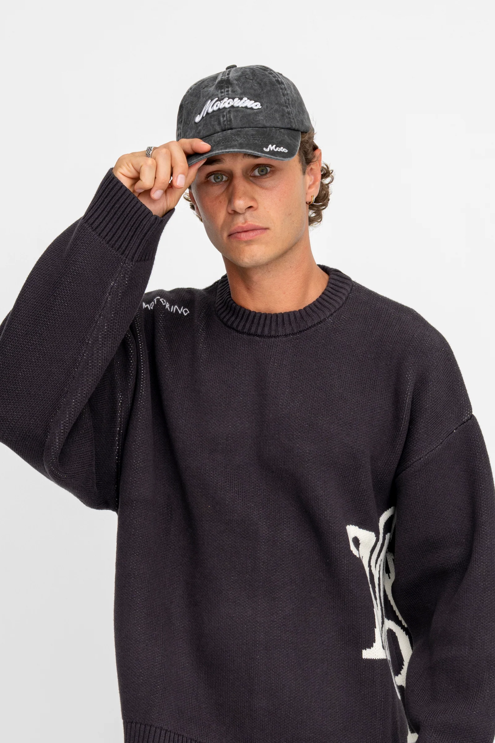 Washed Dad Hat - Black - Image 4