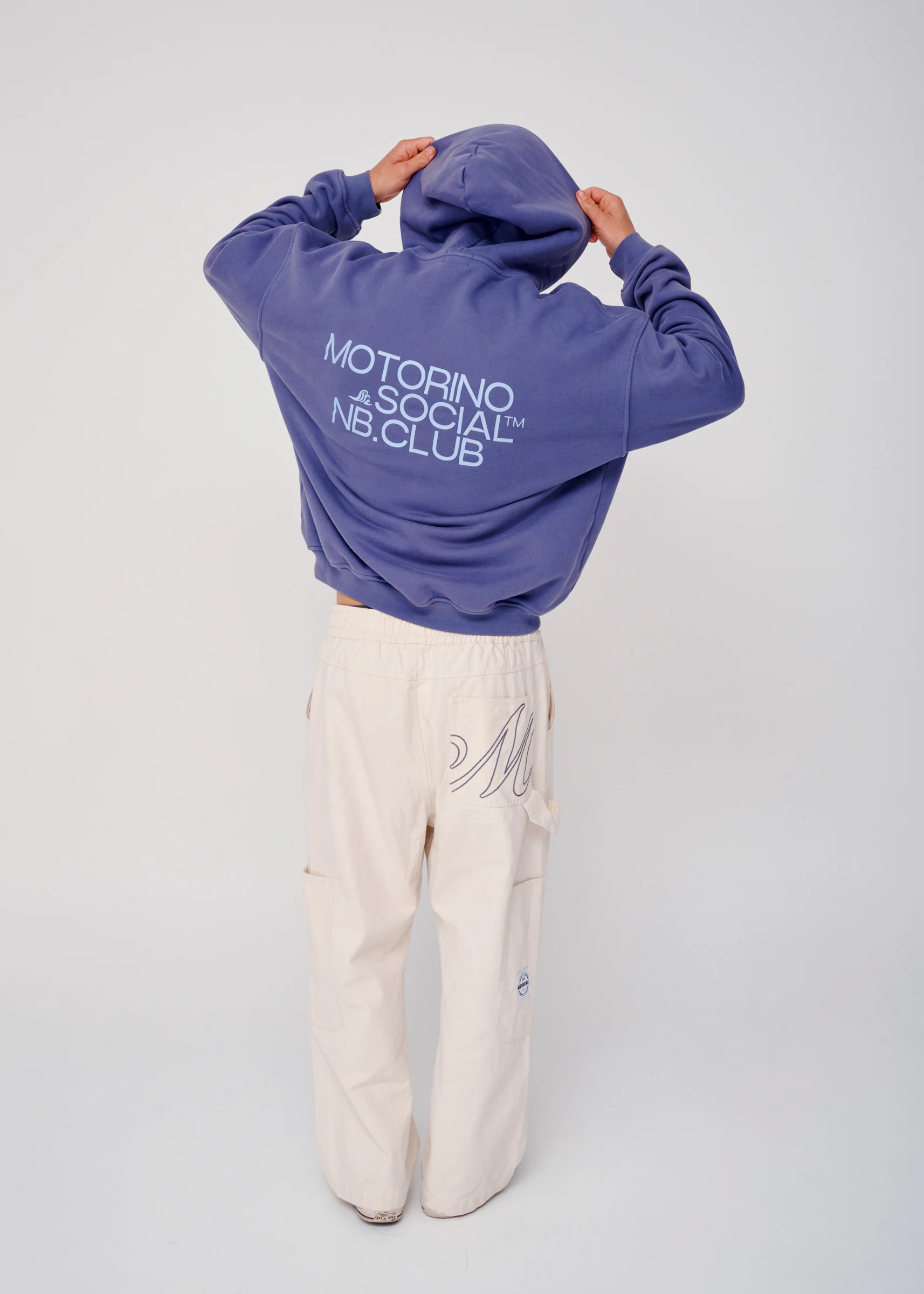 Club Hoodie - Navy Fade - Image 6