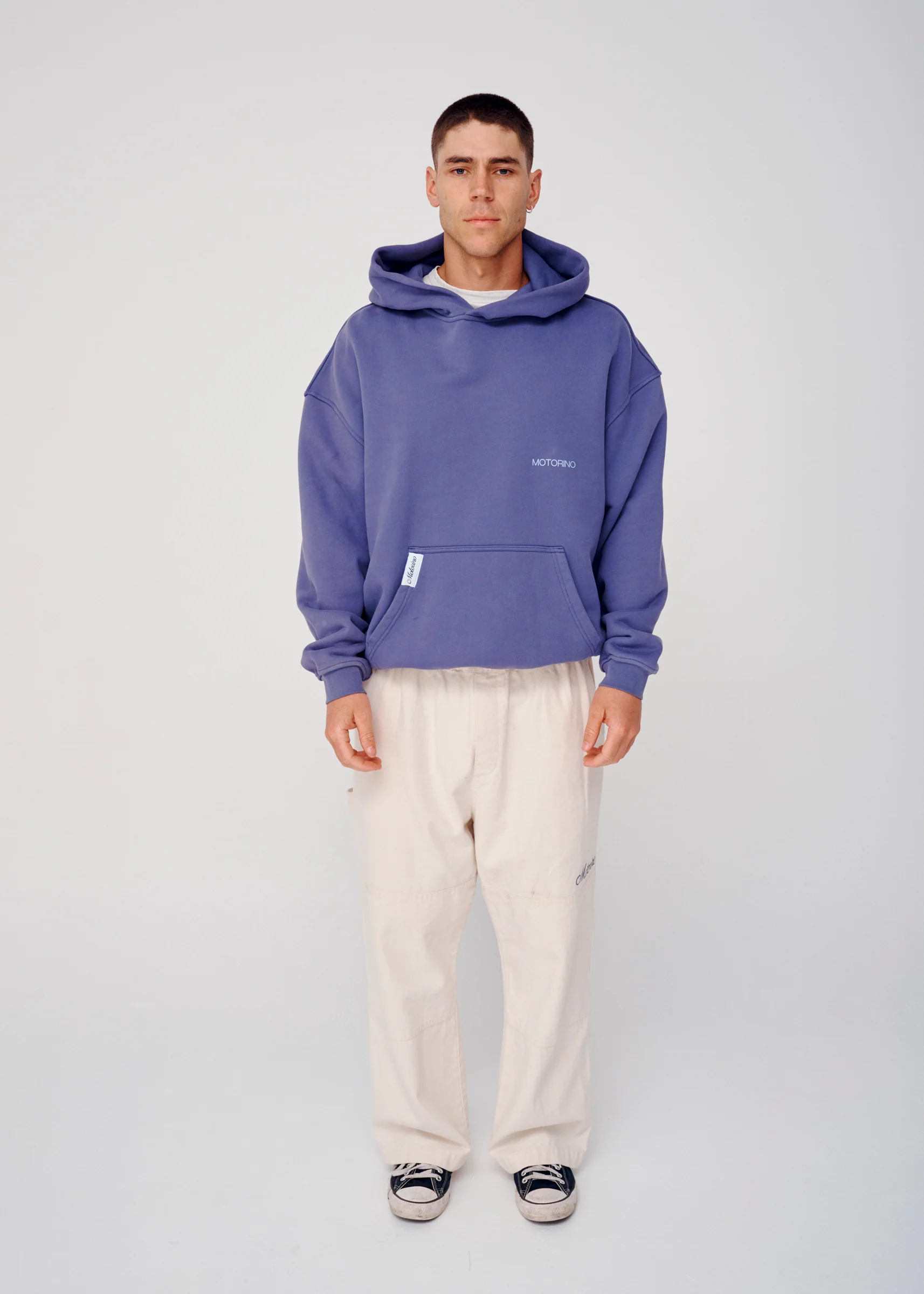 Club Hoodie - Navy Fade - Image 7