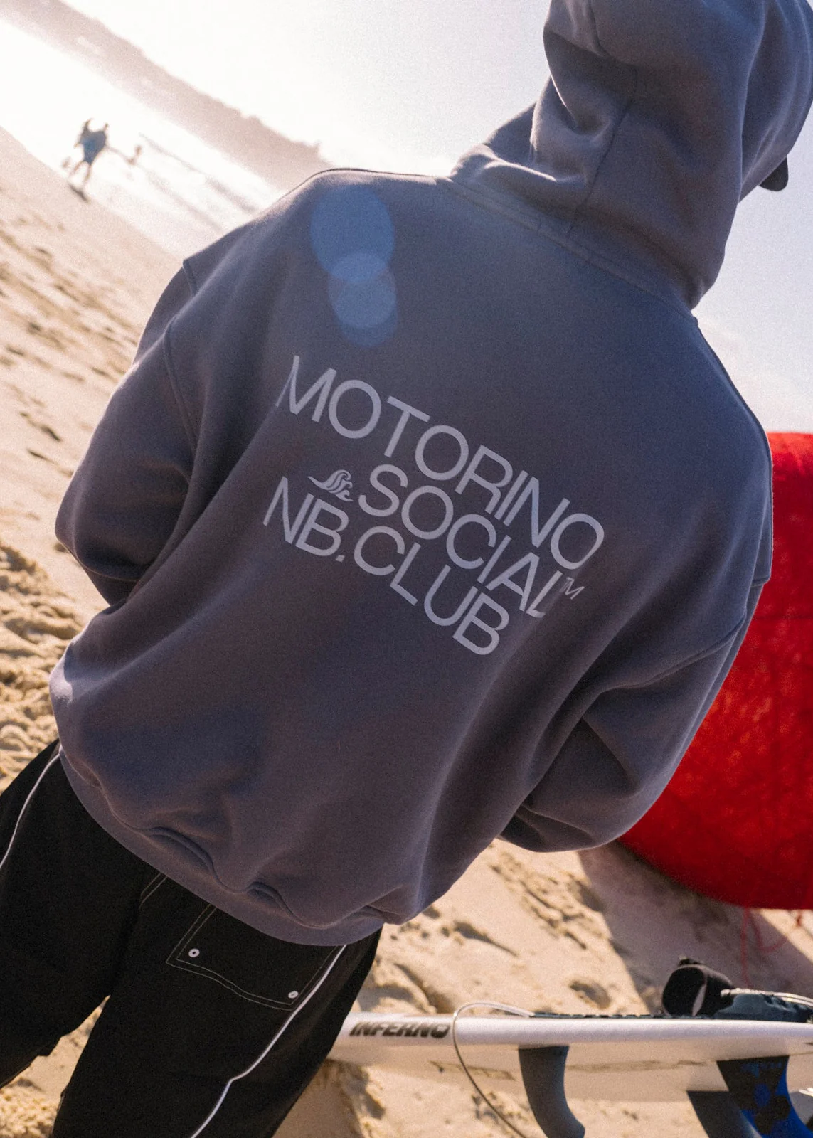 Club Hoodie - Navy Fade - Image 8
