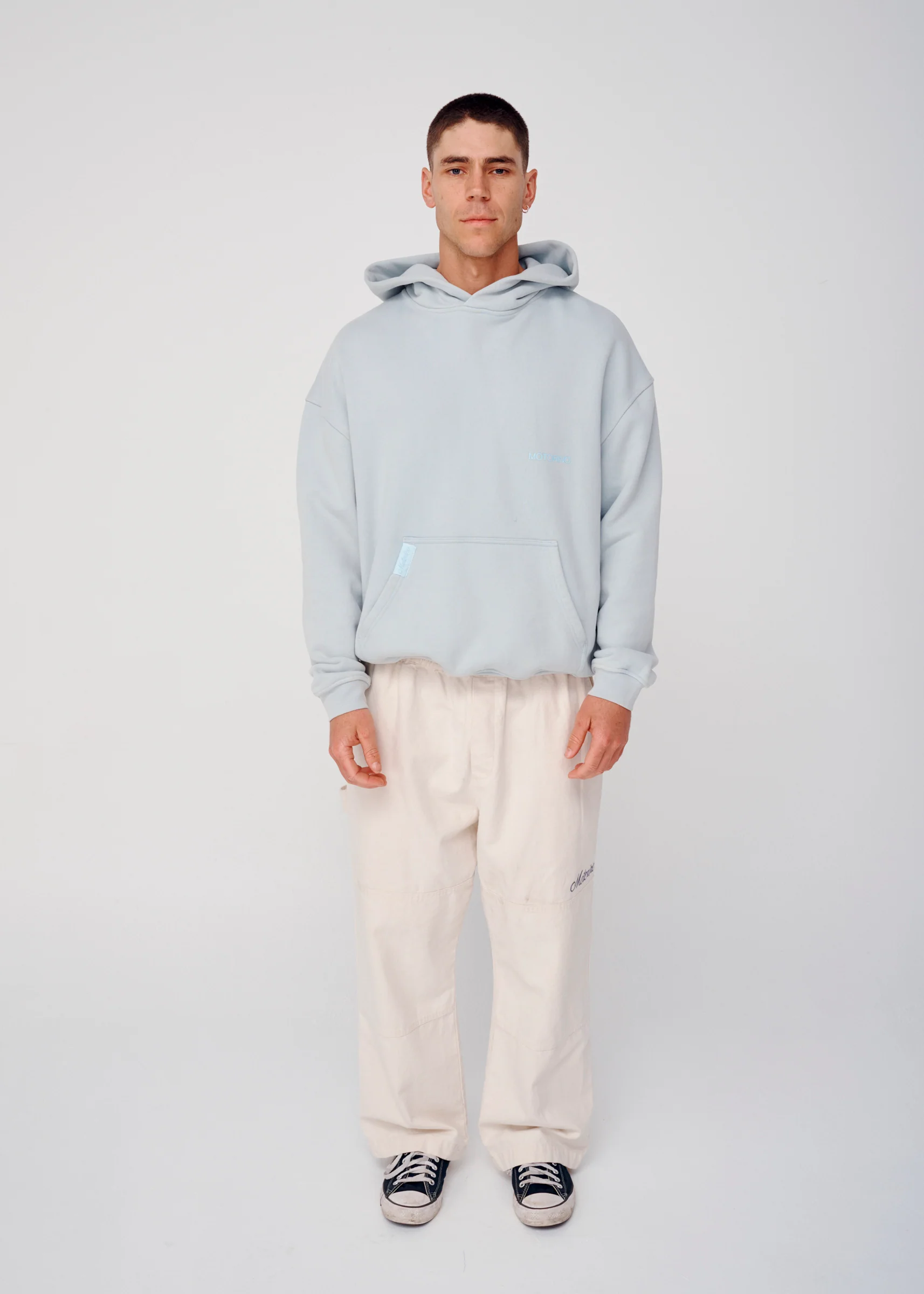 Club Hoodie - Washed Sky - Image 10