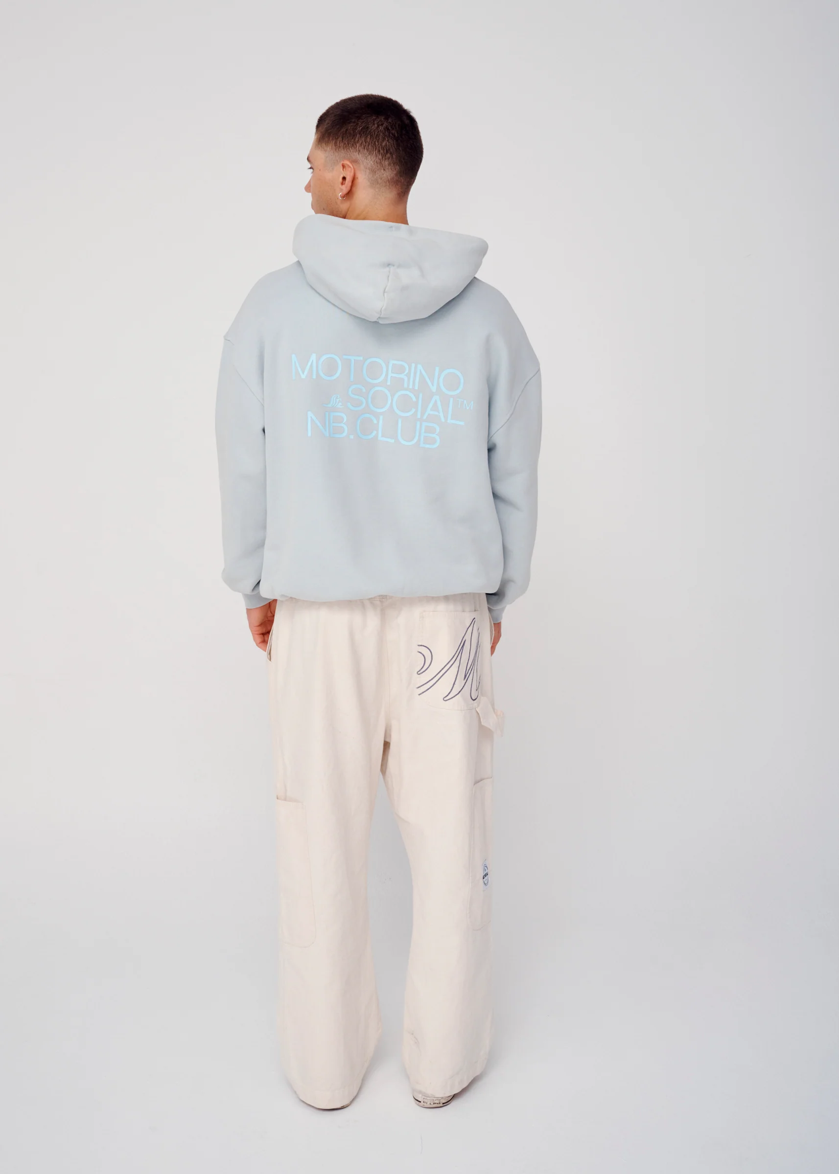 Club Hoodie - Washed Sky - Image 9