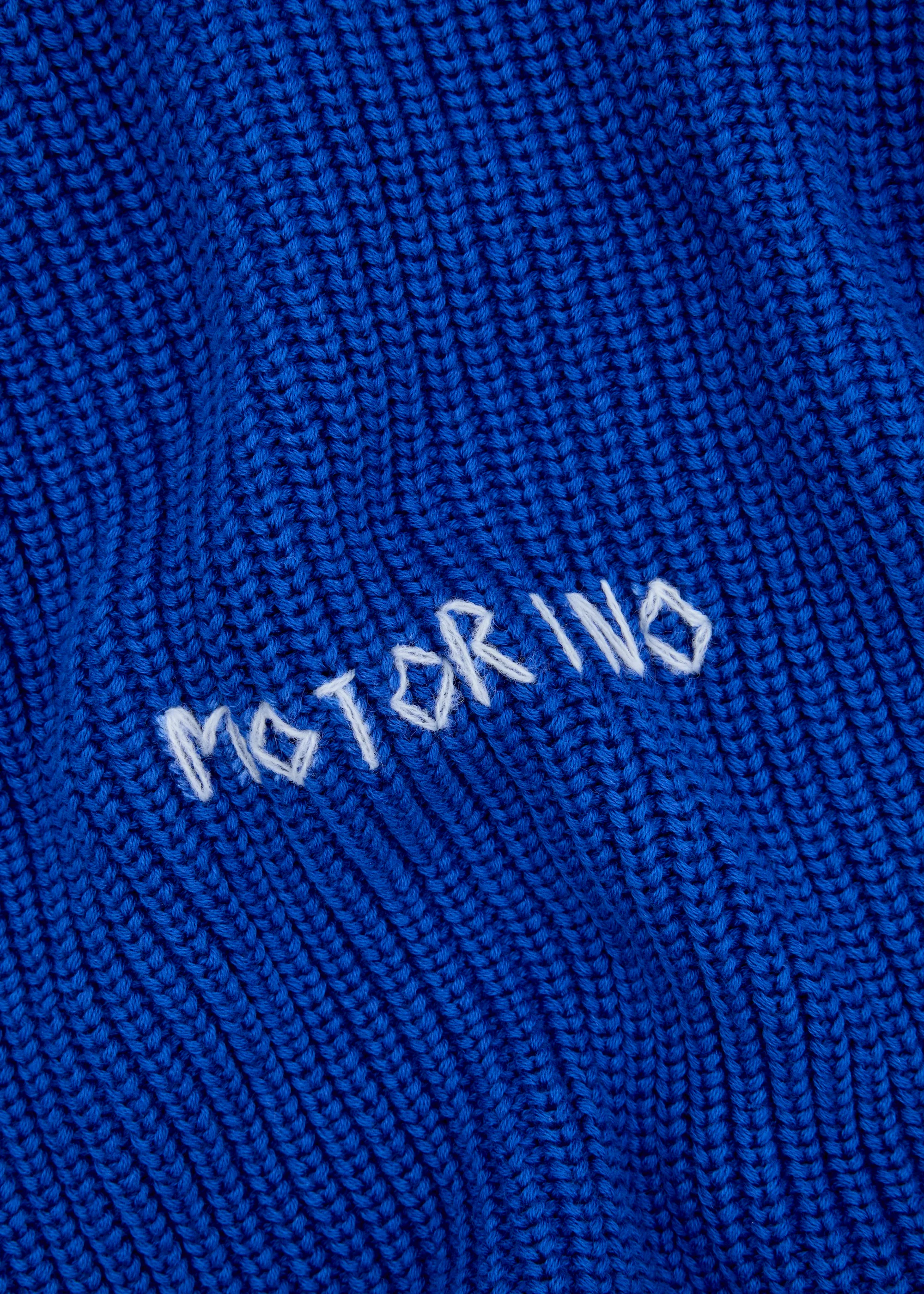 Zipped Knit - Blue - Image 6